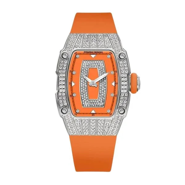 Pagani Design Watch Romane Orange Silver