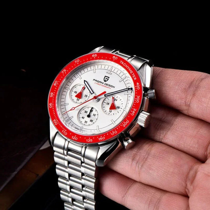 Pagani Design Watch Logan Silver Red